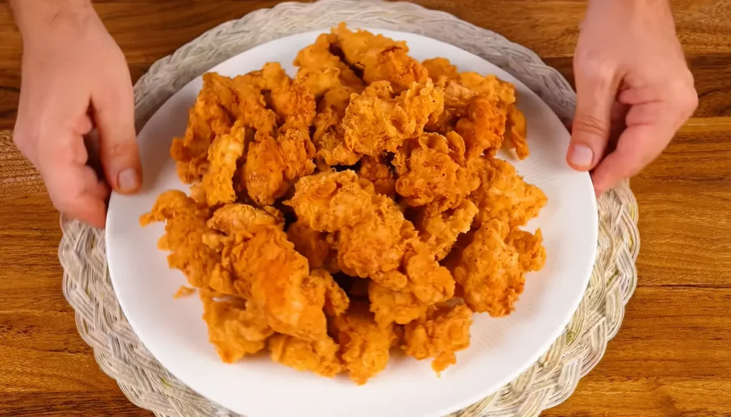 Crispy homemade chicken nuggets