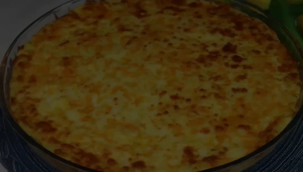 Cheesy beef and potato pie with mashed potatoes and melted mozzarella and cheddar